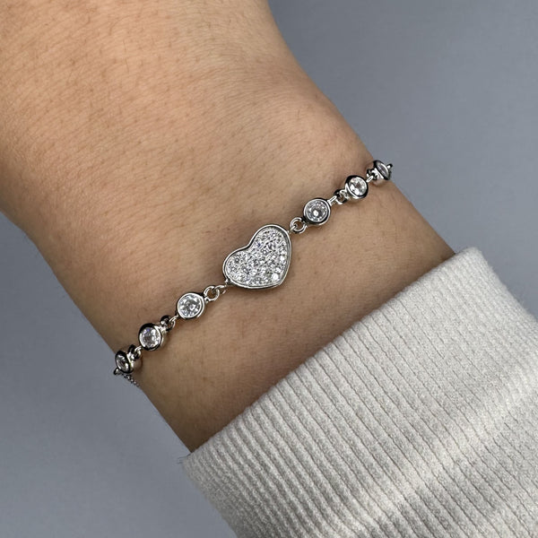 SREBRNA NARUKVICA DOLCE HEART