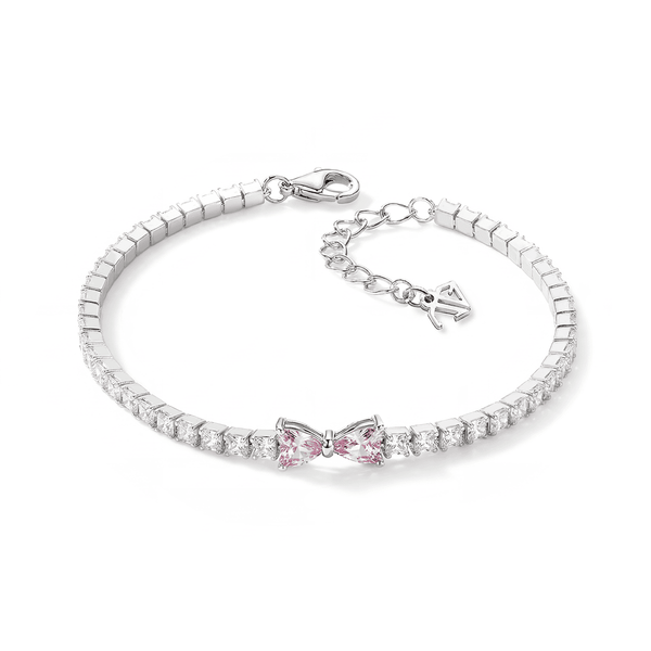 SRERBNA NARUKVICA TENNIS BOW