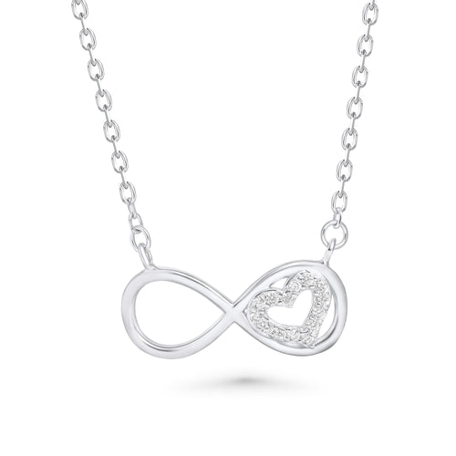 SREBRNA OGRLICA INFINITY EMBRACE