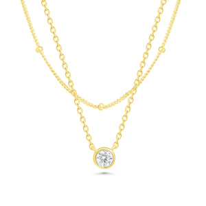 SREBRNA OGRLICA DOUBLE ELEGANCE