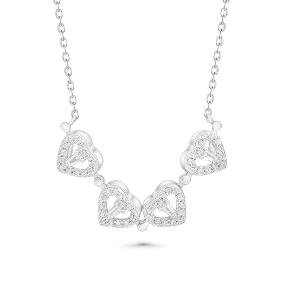 SREBRNA OGRLICA CLOVER OF HAPPINESS