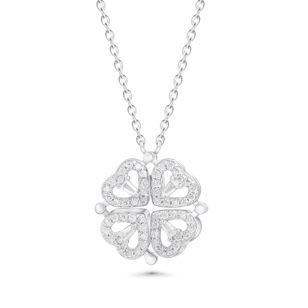 SREBRNA OGRLICA CLOVER OF HAPPINESS