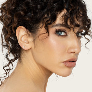 SREBRNI PIRSING MOON - JEDAN KOMAD