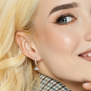 SREBRNE NAUŠNICE PRINCESS DIANA