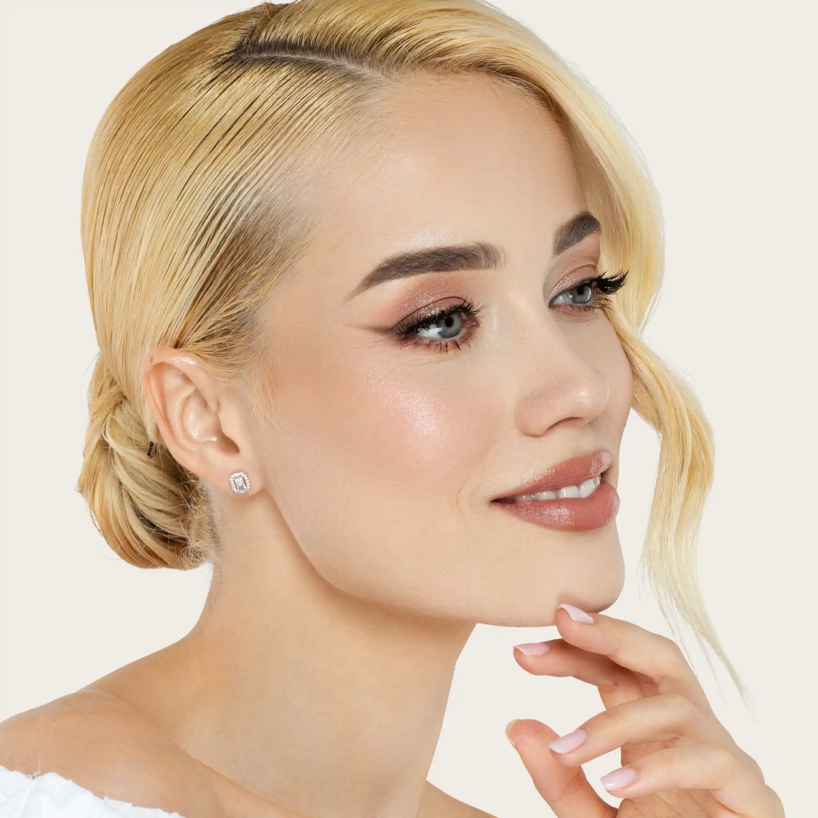 SREBRNE NAUŠNICE GLAMOUR KIM