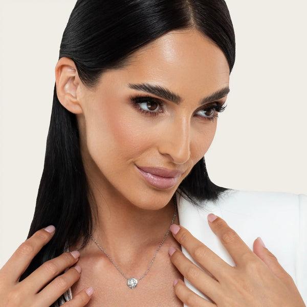 SREBRNA OGRLICA ROMANTIC ROSE