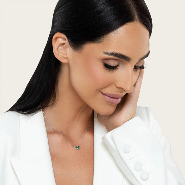 SREBRNA OGRLICA BUTTERFLY FIORA