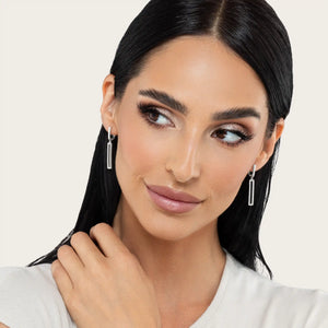 SREBRNE NAUŠNICE ELEGANT LUISA