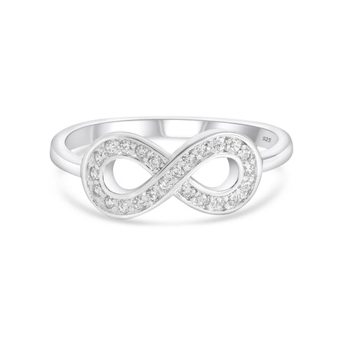 SREBRNI PRSTEN INFINITY CALLA
