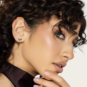 SREBRNE NAUŠNICE BUTTERFLY FIORA