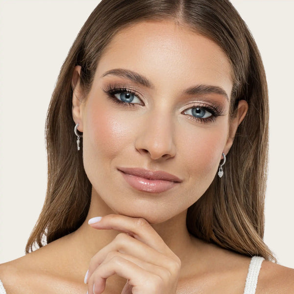 SREBRNE NAUŠNICE LOCKED HEART