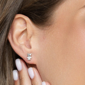 SREBRNE NAUŠNICE TEDDY BEAR