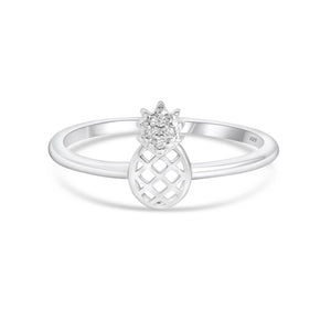 SREBRNI PRSTEN PINEAPPLE