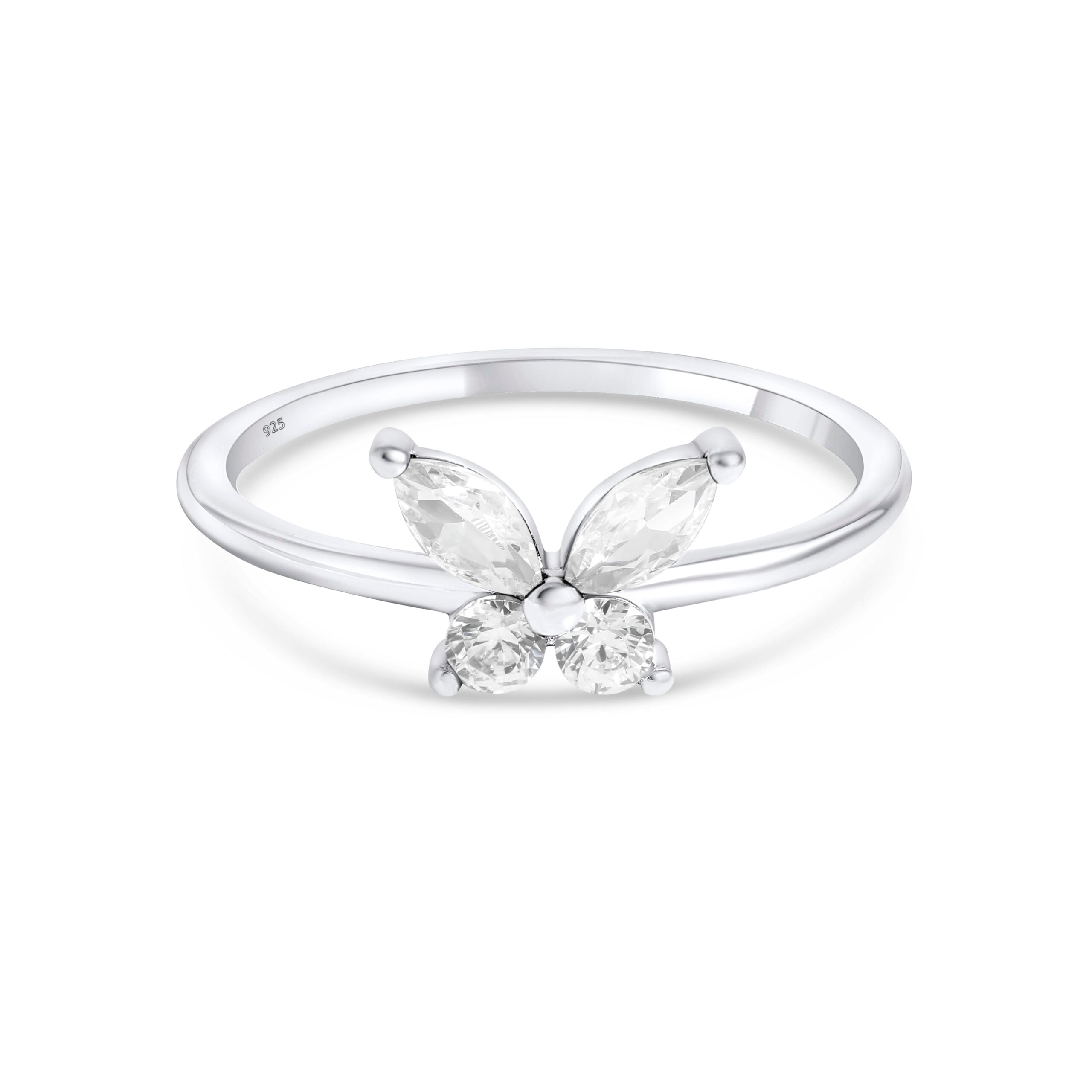 SREBRNI PRSTEN BUTTERFLY FIORA