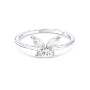 SREBRNI PRSTEN BUTTERFLY FIORA