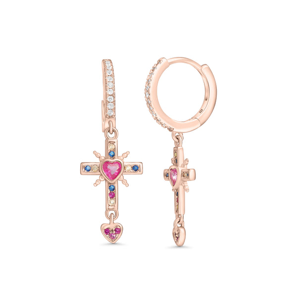 SREBRNE MINDJUŠE PINK EMBERLY