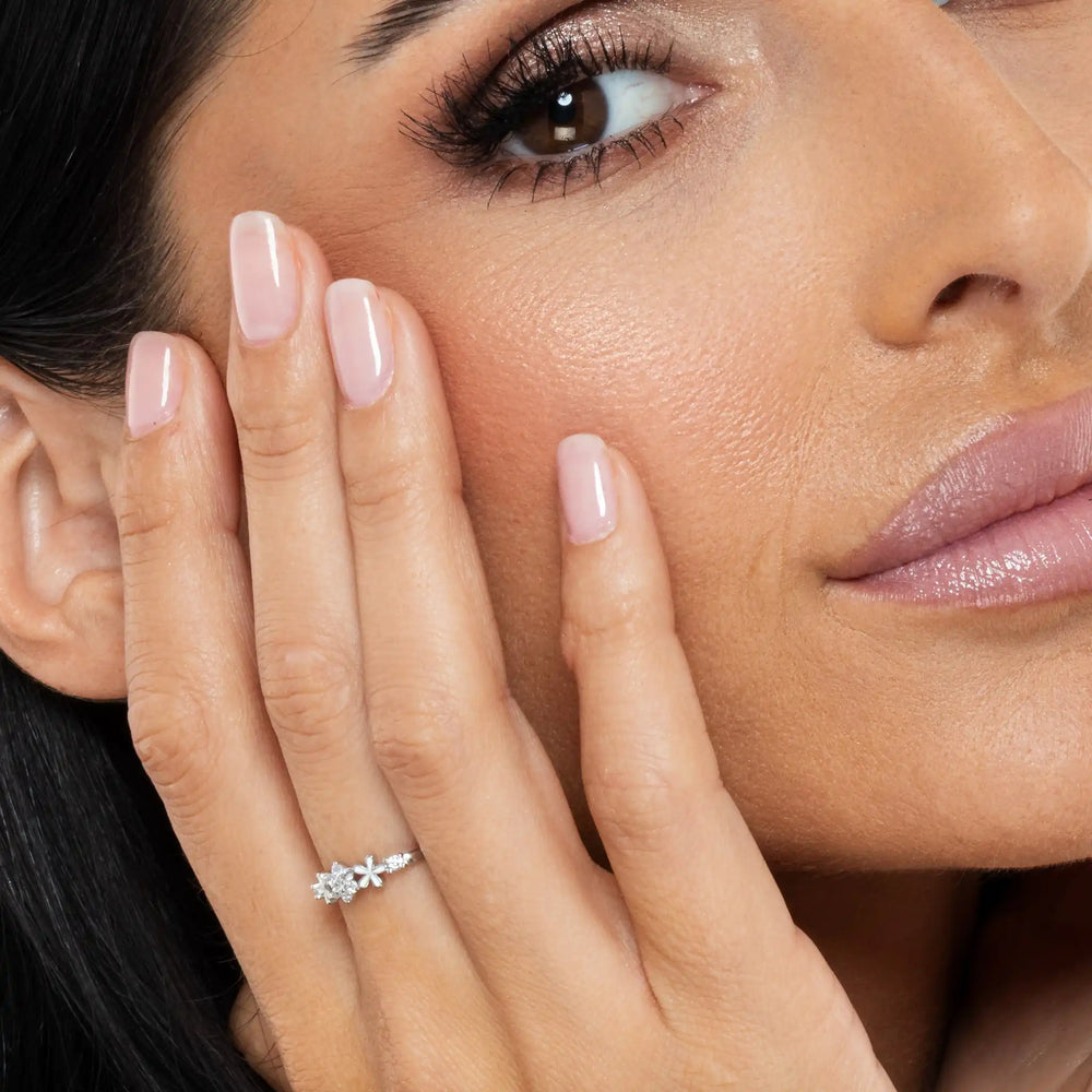 SREBRNI PRSTEN AZALEA