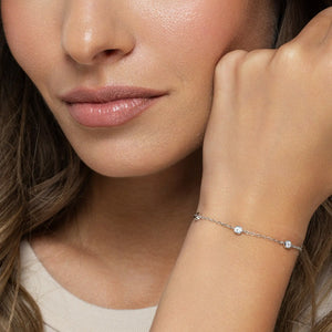 SREBRNA NARUKVICA CRYSTAL CLEAR