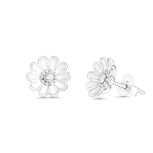 SREBRNE NAUŠNICE FLOWER DEMI