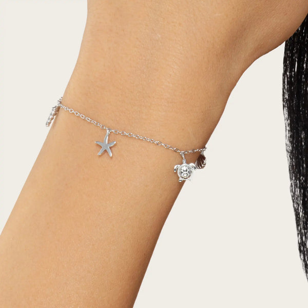 SREBRNA NARUKVICA SEASHELL