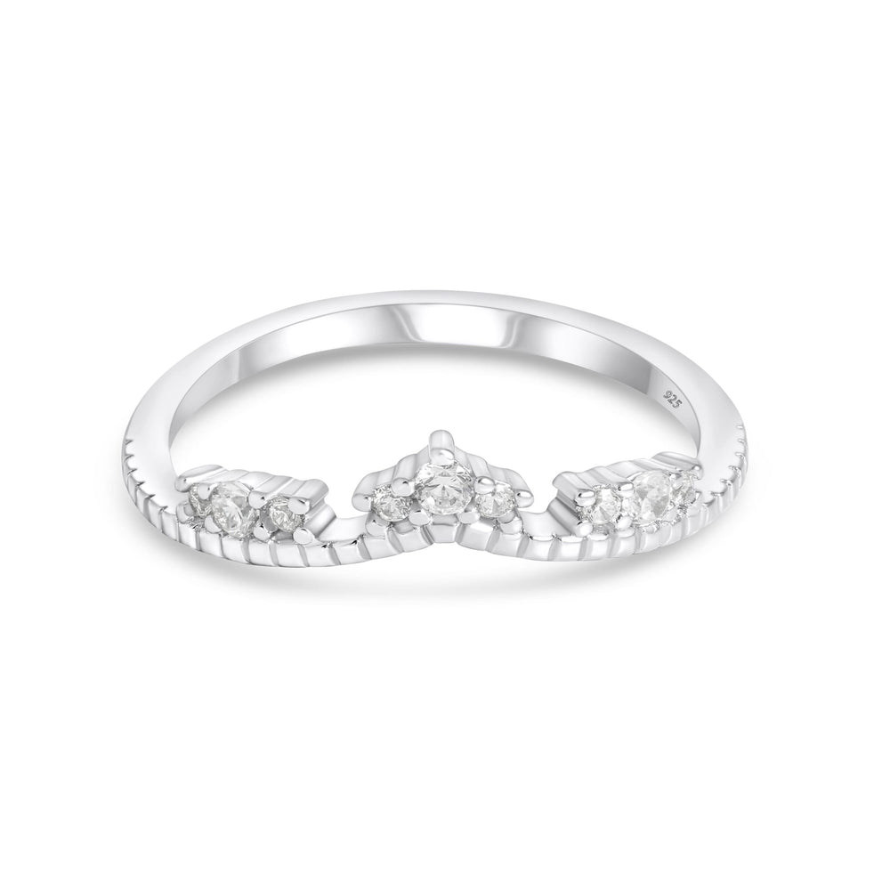 SREBRNI PRSTEN PRINCESS DIA