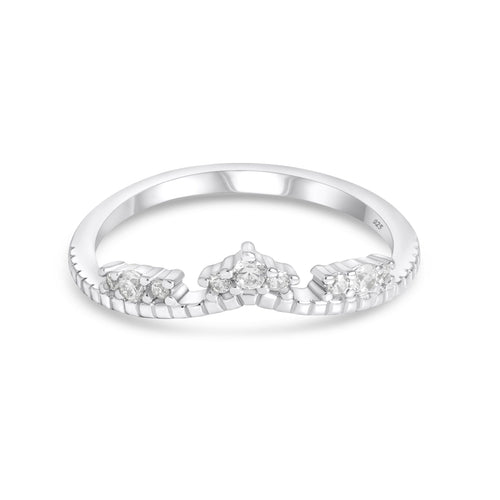 SREBRNI PRSTEN PRINCESS DIA