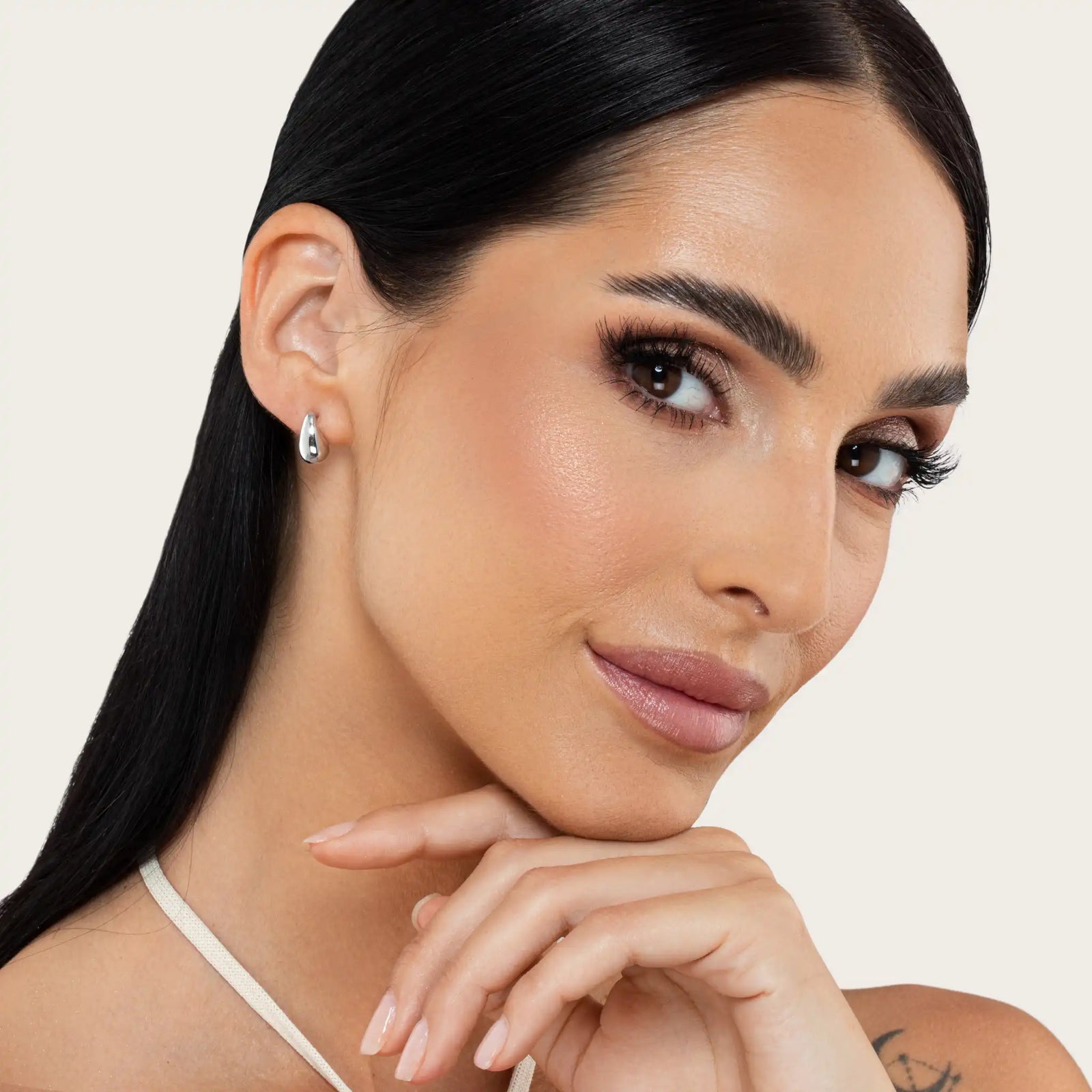 SREBRNE MINDJUŠE PETITE LUXE DROP