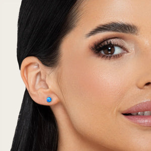 SREBRNE NAUŠNICE OPAL