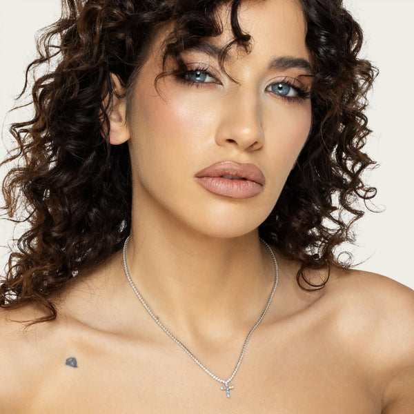 SREBRNA OGRLICA TENNIS LUX LINE