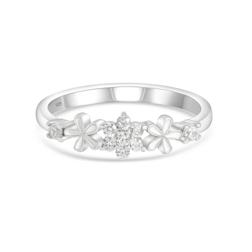 SREBRNI PRSTEN AZALEA