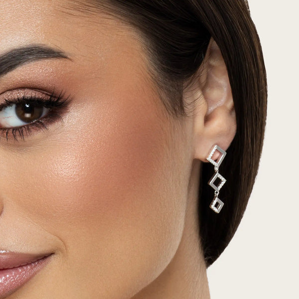 SREBRNE NAUŠNICE THREE DICE