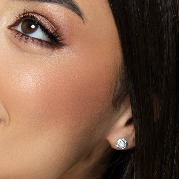 SREBRNE NAUŠNICE ROMANTIC ROSE