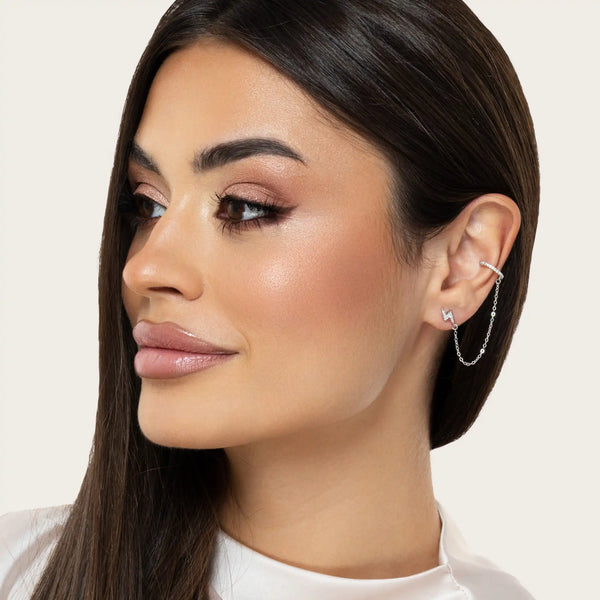 SREBRNE NAUŠNICE LIGHTNING SKY