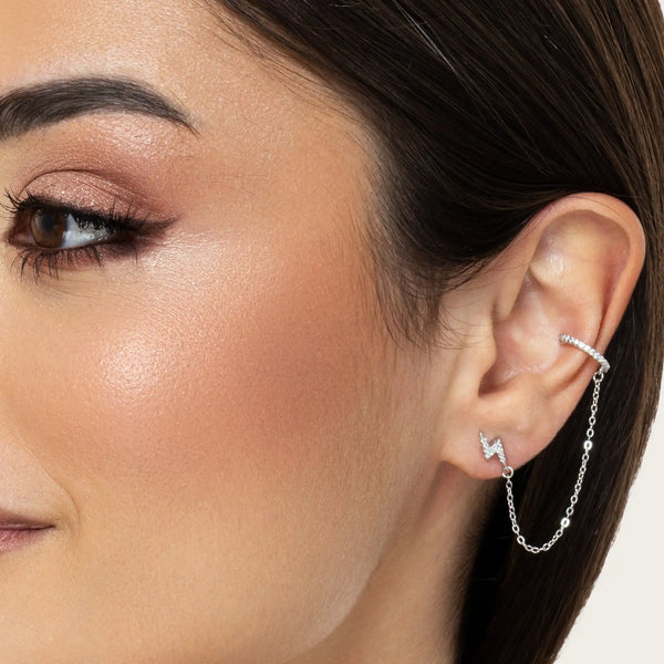 SREBRNE NAUŠNICE LIGHTNING SKY