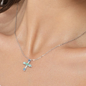 SREBRNA OGRLICA AZURE CROSS
