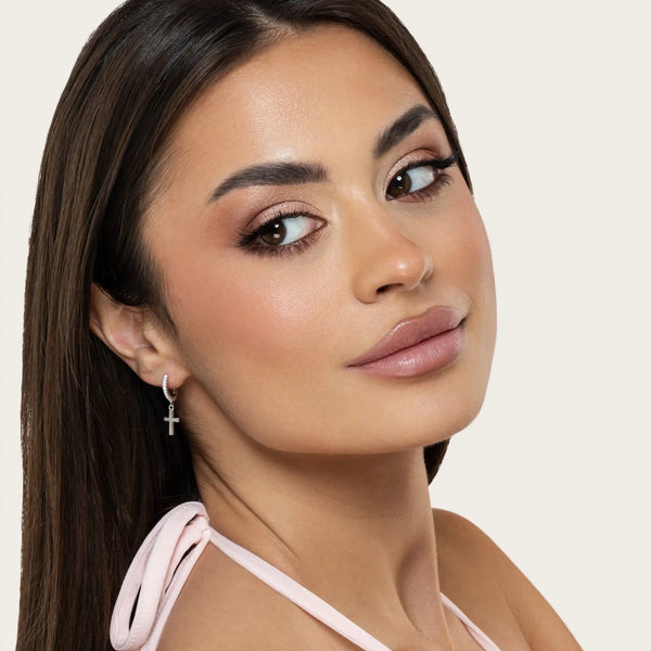 SREBRNE NAUŠNICE CHIC CROSS