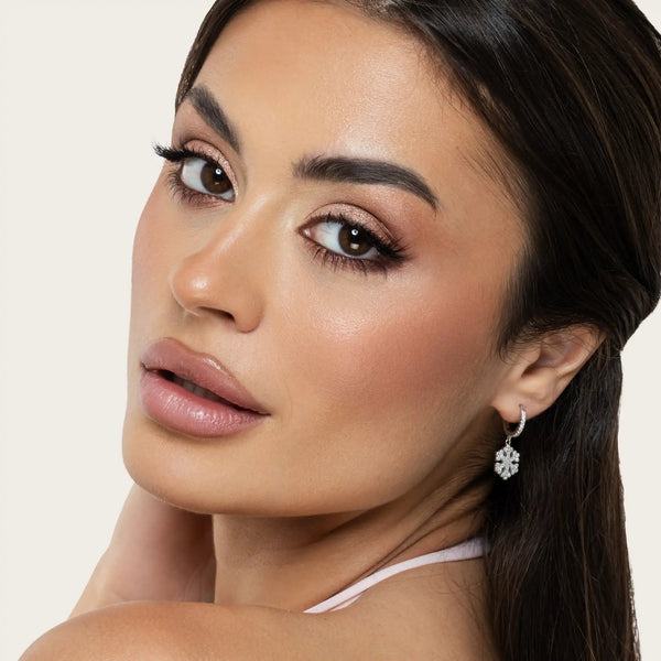 SREBRNE NAUŠNICE SNOWFLAKE