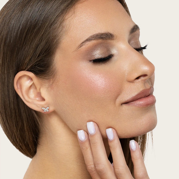 SREBRNE NAUŠNICE BUTTERFLY FIORA