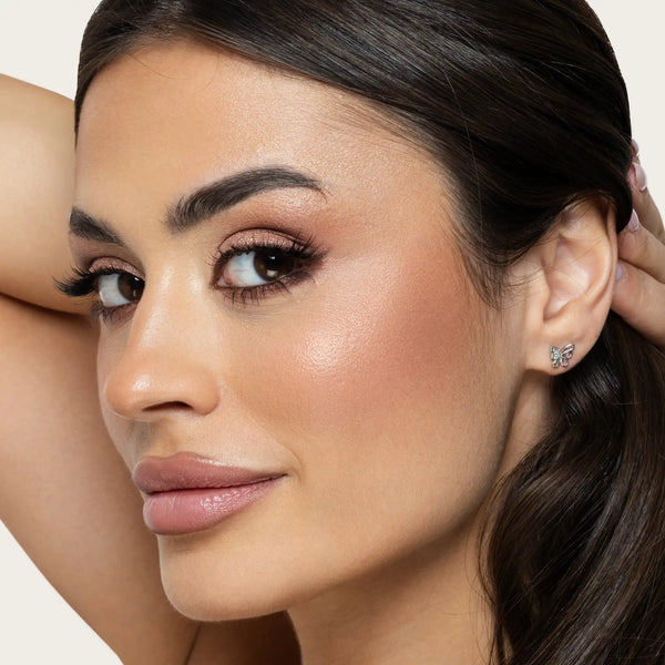 SREBRNE NAUŠNICE BUTTERFLY GIA