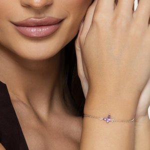 SREBRNA NARUKVICA BUTTERFLY FIORA