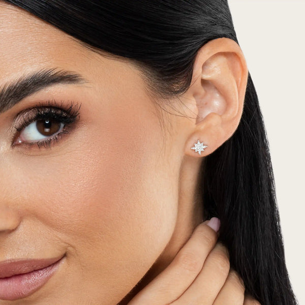 SREBRNE NAUŠNICE LORA STAR