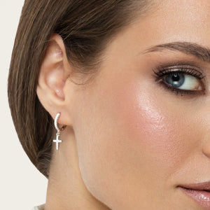 SREBRNE NAUŠNICE CROSS EDEN