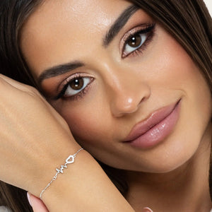 SREBRNA NARUKVICA HEART'S PULSE