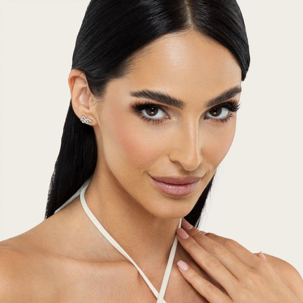 SREBRNE NAUŠNICE SNAKE ELEGANCE