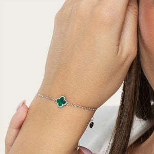 SREBRNA NARUKVICA FOUR-LEAF