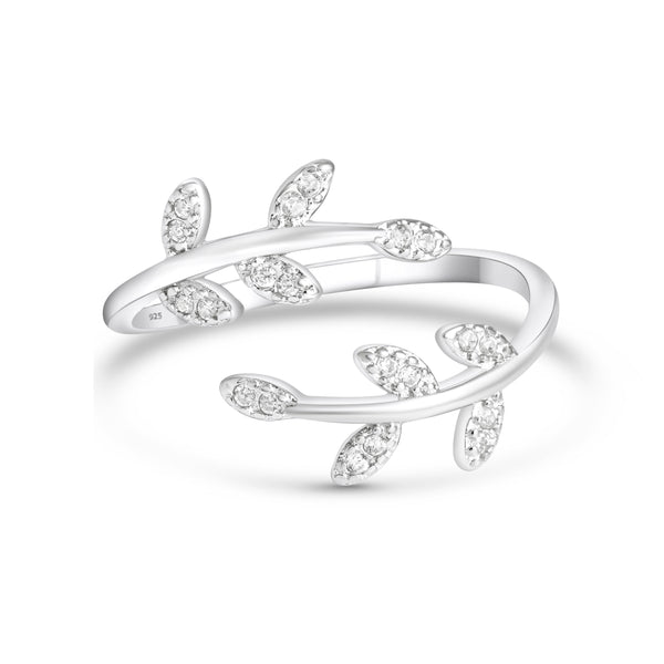 SREBRNI PRSTEN NATURE’S LEAF