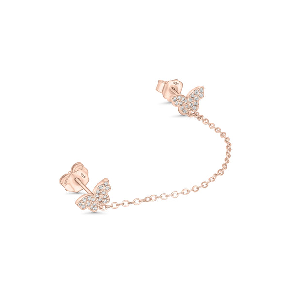 SREBRNE MINDJUŠE BUTTERFLY CHAIN