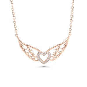 SREBRNA OGRLICA WINGS OF LOVE