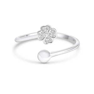 SREBRNI PRSTEN CLOVER ESSENCE