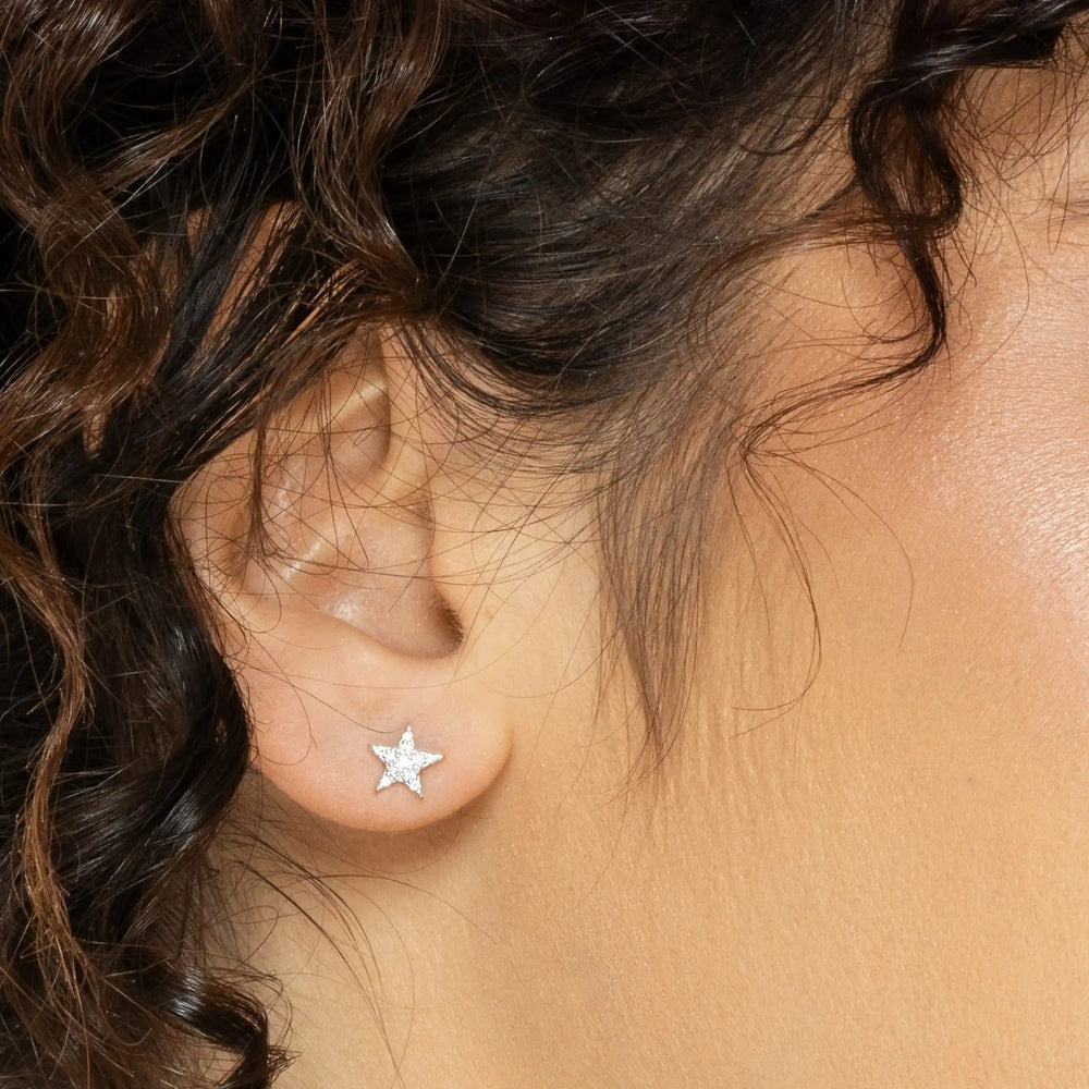 SREBRNE NAUŠNICE MINI STARSHINE